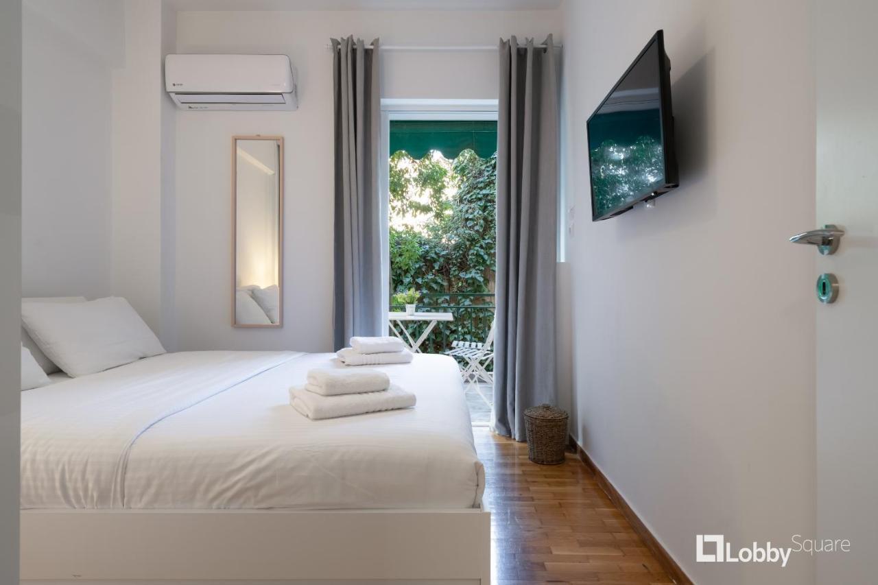 Aether Apartment By Lobbysquare Athen Exterior foto